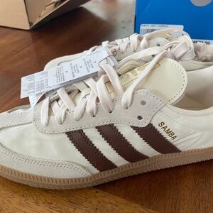 Adidas samba OG sneaker brown and cream- never worn!